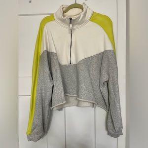 Free People Movement Split Second Half Zip Pullover